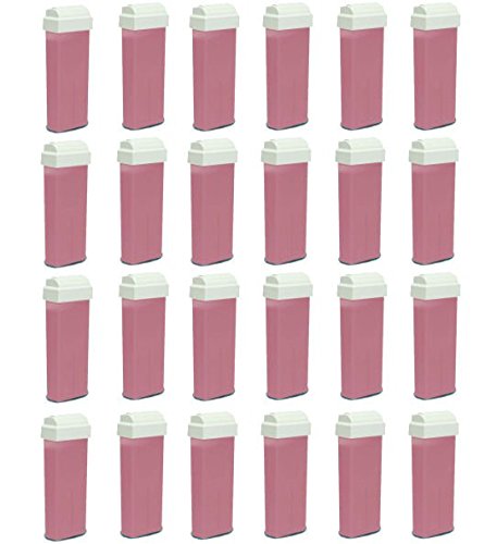 SET 24 CERE RULLO AL BIOSSIDO DI TITANIO ROSA 100