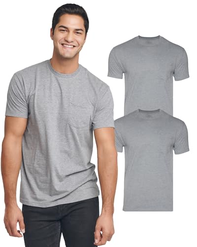 Image of True Classic Mens T-Shirts - Curved Hem or Pocket Tee, Mens Drop Cut Lounge /Sleep or Heavyweight Tshirt