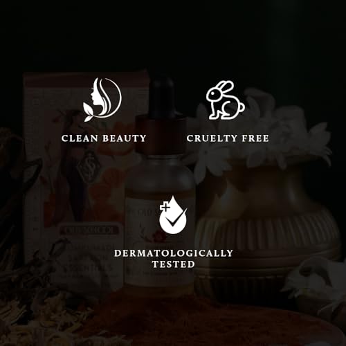 Image of Old School Rituals Kumkumadi Saffron Face Elixir | Face Serum for Glowing Skin | Anti-Ageing Overnight Facial Oil | Brightens, Revitalizes & Fades Dark Spots | Diminishes Fine Lines, Wrinkles & Uneven Skin Tone | Saffron & Kumkumadi Oil | 30 ml | Few Drops a Night for Lasting Glow