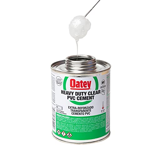 Oatey 30876 Heavy Duty Clear Pvc Cement, 16 Oz #TOP1