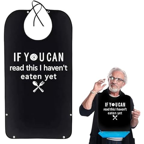 Dyzoxa Reusable Funny Adult Bibs Cover