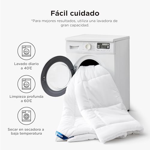 Cobertera acolchada multiestacional doble 220x240 edredón Bedsure 450gsm cuatro estaciones 7