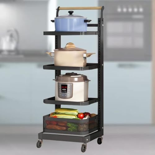 Kitchenfor - Scaffale verticale per pentole e teglie salvaspazio, per cucina, efficiente, per pentole e teglie da forno