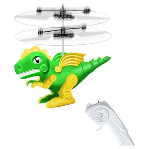 Hymaz Dinosaur Toys for Boys 5 6 7 8-12 Years Old,Boys Christmas Birthday Gifts, Flying Ball Toy Remote Control Helicoper Kids Mini Drone for Indoor Outdoor Games,Stocking Stuffers for Kids Beginner Cover