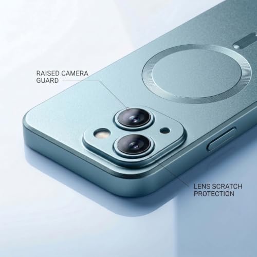 Image of amazon basics Premium Mag-Safe Case for iPhone 11 | Shockproof & Anti-Scratch Cover | Soft Silicone with Wireless Charging | Camera Lens Guard - Light Blue
