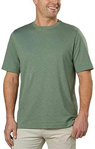 T-shirt homme en coton pima flammé anti-déformation