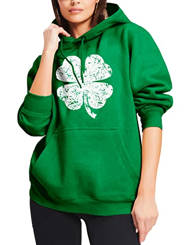 AOBUTE Mardi Gras Hoodie Men Women St Patricks Day Shamrock Hooded Shirts 5