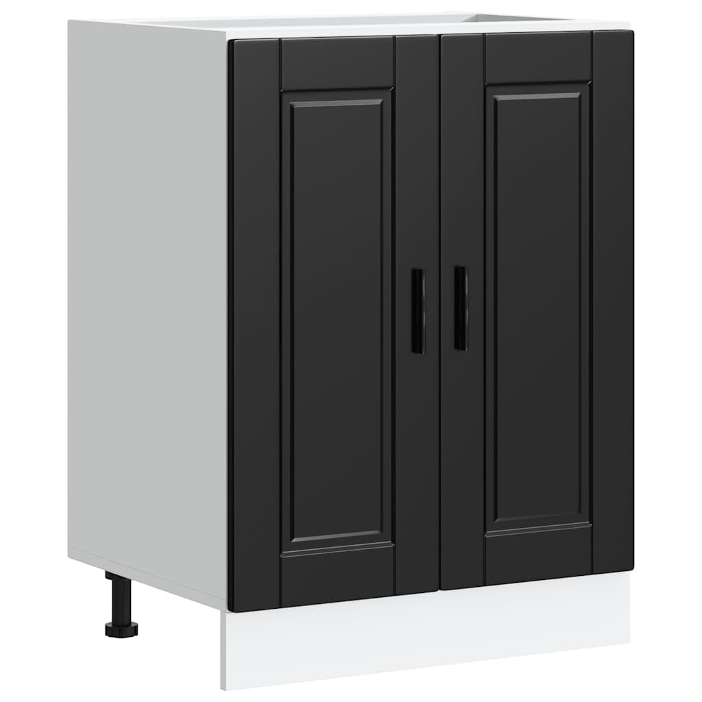 vidaXL - Kitchen Base Cabinet - 60 x 46 x 81.5 cm - Black