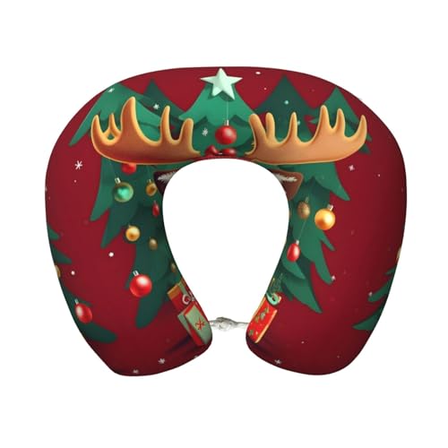 Almohada de poliéster negra ajustable para cuello miniatura 1