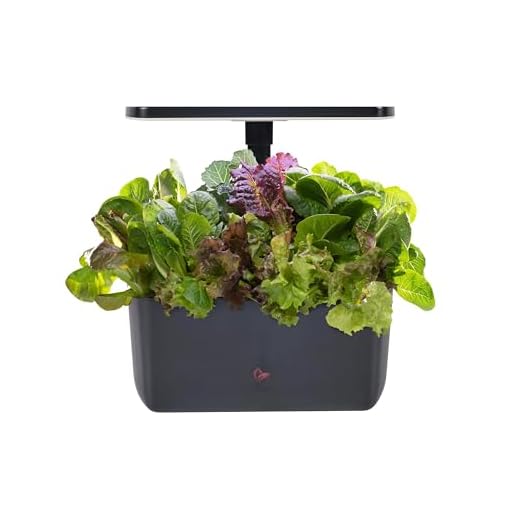 AeroGarden Harvest 2.0 6‑Pod Charcoal