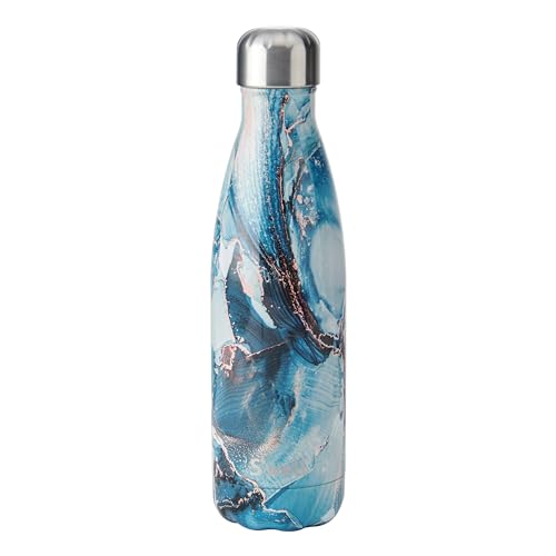 S'well Original Water Bottle, Ocean Marble, 500 ml - Vacuum-Insul...