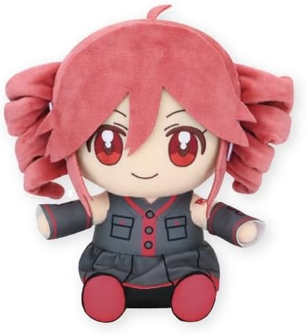 Kasane Teto Plush, Cute Stuffed Anime Figure Pillow Doll, Soft Cartoon Virtual Character Musica Plushie Toy for Home Decor Adults Girls Boys Gifts(pink)