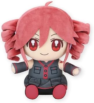 Kasane Teto Plush, Cute Stuffed Anime Figure Pillow Doll, Soft Cartoon Virtual Character Musica Plushie Toy for Home Decor Adults Girls Boys Giftspink