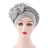 Medidas: diámetro del sombrero: 22 cm. Altura del sombrero: 27 cm. Las diademas son de alta elasticidad, talla única para la mayoría de las mujeres; no harán que tu cabeza se sienta apretada, cómoda de llevar, también puede ser como sombrero de dormir