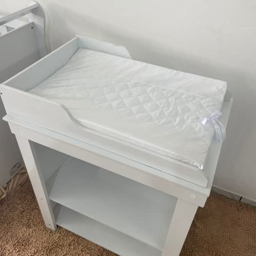 Trocador De Bebê Anatômico Cômoda Capa Plástica Americano (Branco)