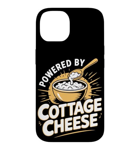 Powered By Cottage Cheese Protein Fuel Case for iPhone 14