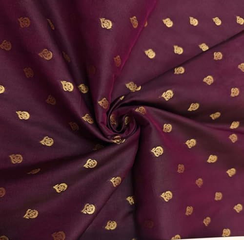 Tissu brocart de soie mûrier rigide pour patrons de vestes BRO1169