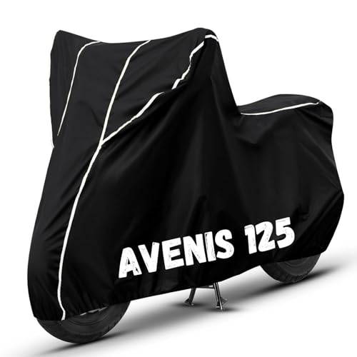 Image of Bike Cover for Avenis 125 100% Waterproof, Dustproof & Scratch Resistant| Fully Bottom Elastic UV Resistant Heavy Duty Body Cover | All Weather Outdoor Use