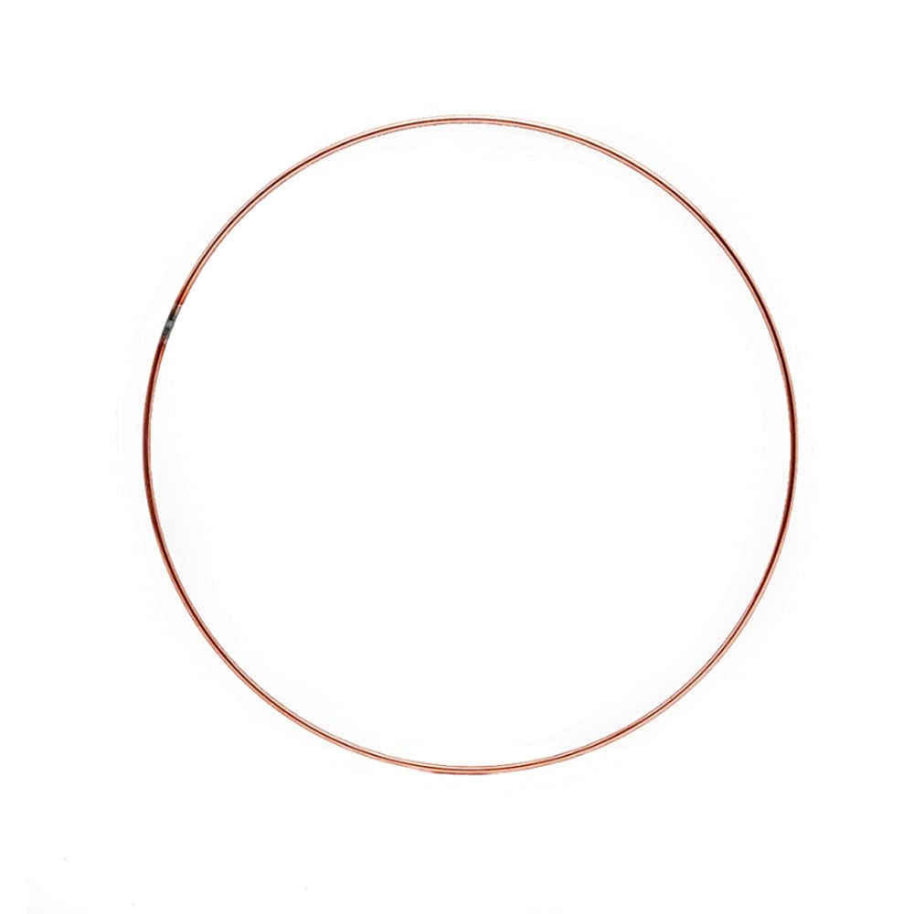 Crafty Capers 178Mm (7In) Copper Metal Ring For Crafts - Wreath & Flower Hoop