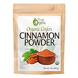 True Organic Ceylon Cinnamon Powder, 2 lb, Premium Grade, Gluten Free, USDA & Kosher Certified, Organic Cinnamon powder, Ground Cinnamon, Non-GMO, Ceylon Premium Quality.
