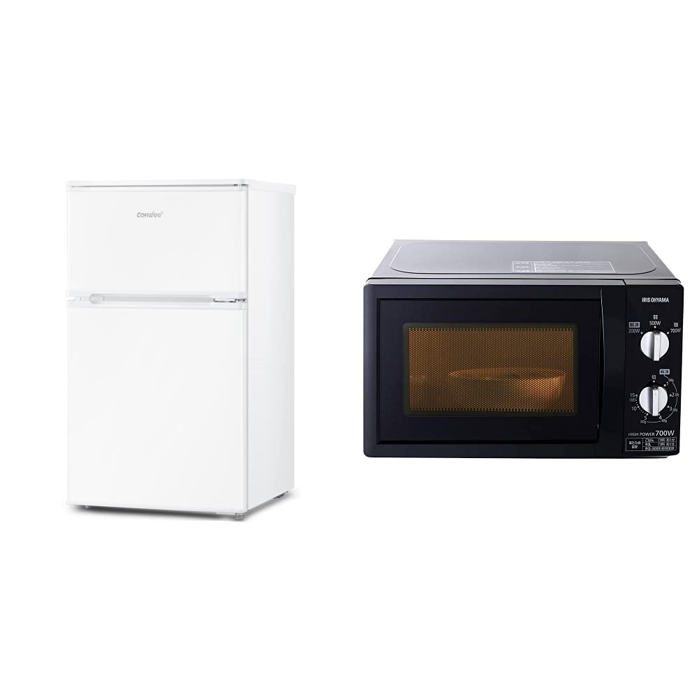 Amazon.co.jp: 【セット買い】COMFEE' 冷蔵庫 小型 2ドア 90L 幅47cm