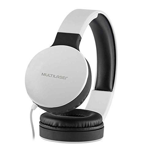 Headphone Dobrável New Fun P2 Multilaser Branco - PH269