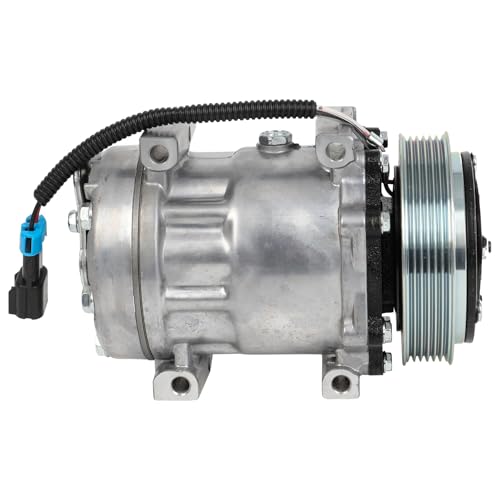 Image of ECCPP AC Compressor for Freightliner Century Class Columbia Coronado 2002-2007 | Fast Cooling AC Compressor with Clutch