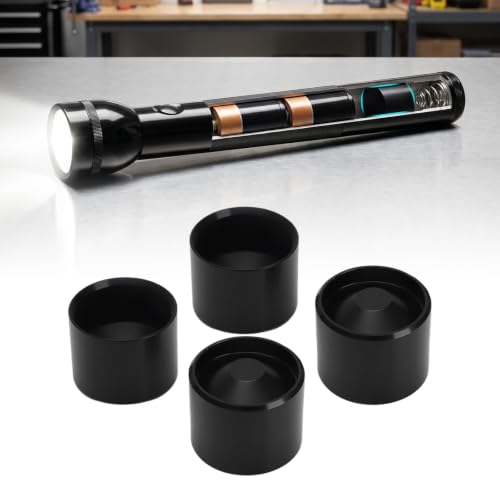 Alpha Rider 4-Pack Dry Storage Hidden Cups for Maglite D Cell Flashlights