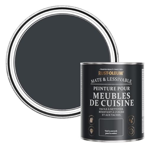 Rust-Oleum Peinture Grise pour Meubles de Cuisine, Finition Mate - Anthracite (RAL 7016) 750ml