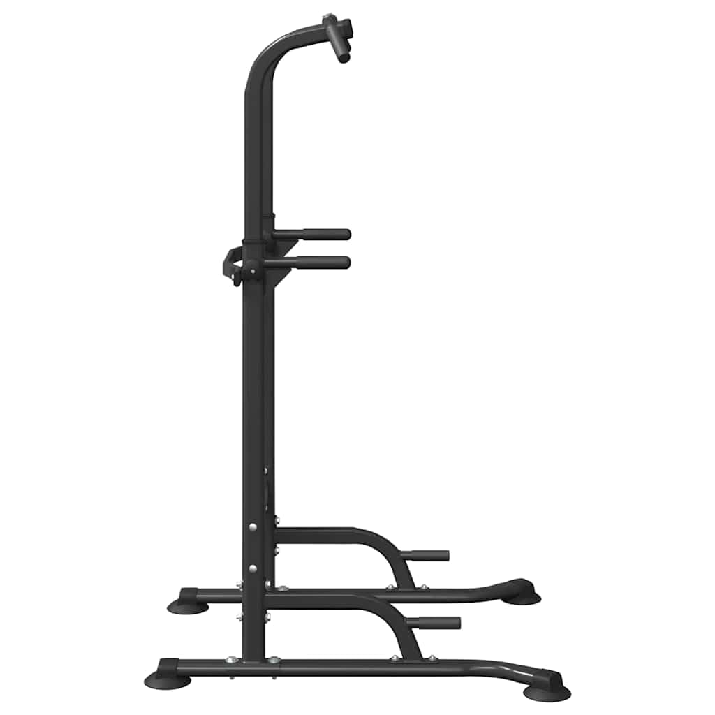 Power Tower Dip Station Höhenverstellbar 102 x 95 x 210 cm - Klimmzugstange Kraftstation für Home Gym Ganzkörpertraining