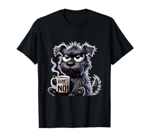 Ähm No Hund Herren Damen Lustiges Hund T-Shirt