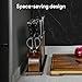 Piklohas Knife Sets for Kitchen with Block, 17 Pieces with Magnetic Knife Holder, German High Carbon Stainless Steel Damascus Pattern Chef Knife Set
