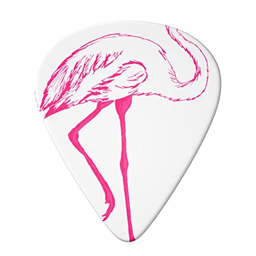 Hollow Flamingo Lot de 6 médiators pour guitare acoustique, guitare électrique, basse, ukulélé – fins, moyens et épais. - Les Beatles, Paul McCartney, John Lennon, RIngo Starr, George Harrison Hollow Flamingo Lot de 6 médiators pour guitare acoustique, guitare électrique, basse, ukulélé – fins, moyens et épais. – Image 4