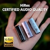HiBy FC3 USB DAC z wyświetlaczem Hi-Res Audio 112 mW moc wyjściowa wsparcie PCM DSD MQA dongle do iPhone/MAC/Android/Windows