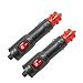 2 Stück Zigarettenanzünder 10A 12 v, Stecker mit 10A Sicherung, Autostecker mit Sicherung und Schalter für Wechselrichter Spannungswandler, Kühlbox/Navi/Auto-Handstaubsauger