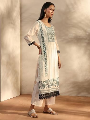 Image of Libas Cotton Blend Women Kurta Set
