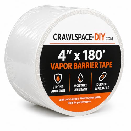 CrawlSpace-DIY Crawl Space Vapor Barrier Tape 4' x...