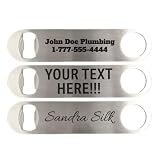Custom Bottle Opener Personalized Bar Key Speed Bartender Stainless Steel Groomsmen Gift for Men Wom