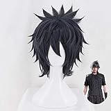 AEQPUIYE Final Fantasy Xv Noctis Lucis Caelum Men Short Wig Cosplay Costume Heat Resistant Synthetic Hair Wigs