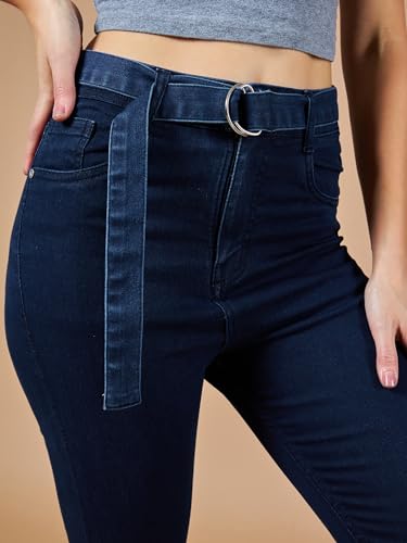 Image of Dolce Crudo Distressed High Rise Skinny Jeans for Women