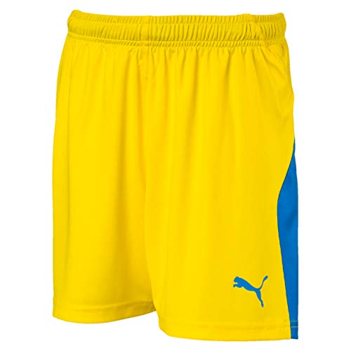 Preisvergleich Produktbild PUMA Kinder LIGA Shorts, Cyber Yellow / Elec.Blue, 140