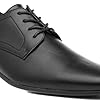 Beckett Mens Black Flat Lace Up Shoe - Size 8 UK - Black #5