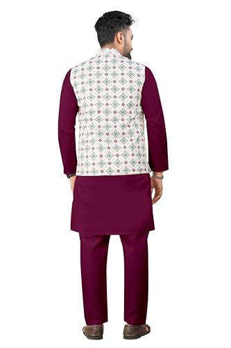 Image of Trustous Traditional Men's Kurta Koti Set (3 PCS SET)