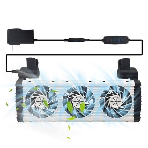 Ventilador De Acuario, Ventilador De Enfriamiento De Agua De Acuario, Ventilador De Enfriamiento De Agua De Acuario, Ventilador De Tanque De Peces Ajustable Para Peceras Y Acuarios, Ventilador De Enfr