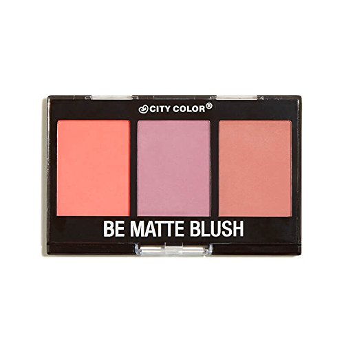 City Color Cosmetics Be Matte Blush in Fresh Melon, Blackberry, and Guava - Cheek Trio