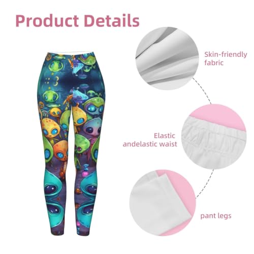 Leggings de compresión para mujer con estampado de astronauta 6