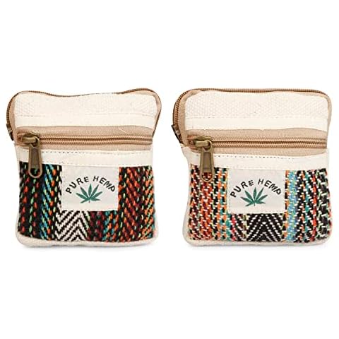 LONGING TO BUY Zip Pouch Combo for Multiple use in Pure Hemp - Combo Pack of 2 Cover