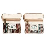 LONGING TO BUY Zip Pouch Combo for Multiple use in Pure Hemp - Combo Pack of 2
