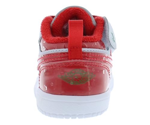 Jordan 1 Low Alt SE Baby/Toddler Shoes (FN9771-018, Football Grey/Pine Green/White/University Red) Size 64
