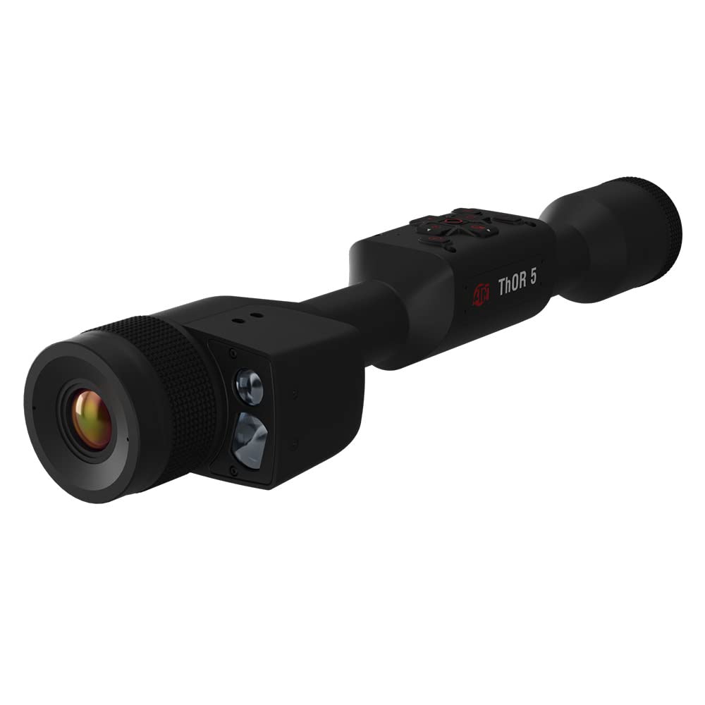 ATN Thor 5 Smart HD Thermal Scope w/Ultra Sensative Gen 5 Sensor, Video Rec, Built in LRF, Ballistic Calculator, RAV